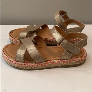 Cat and Jack Girls Sandals Sz 12